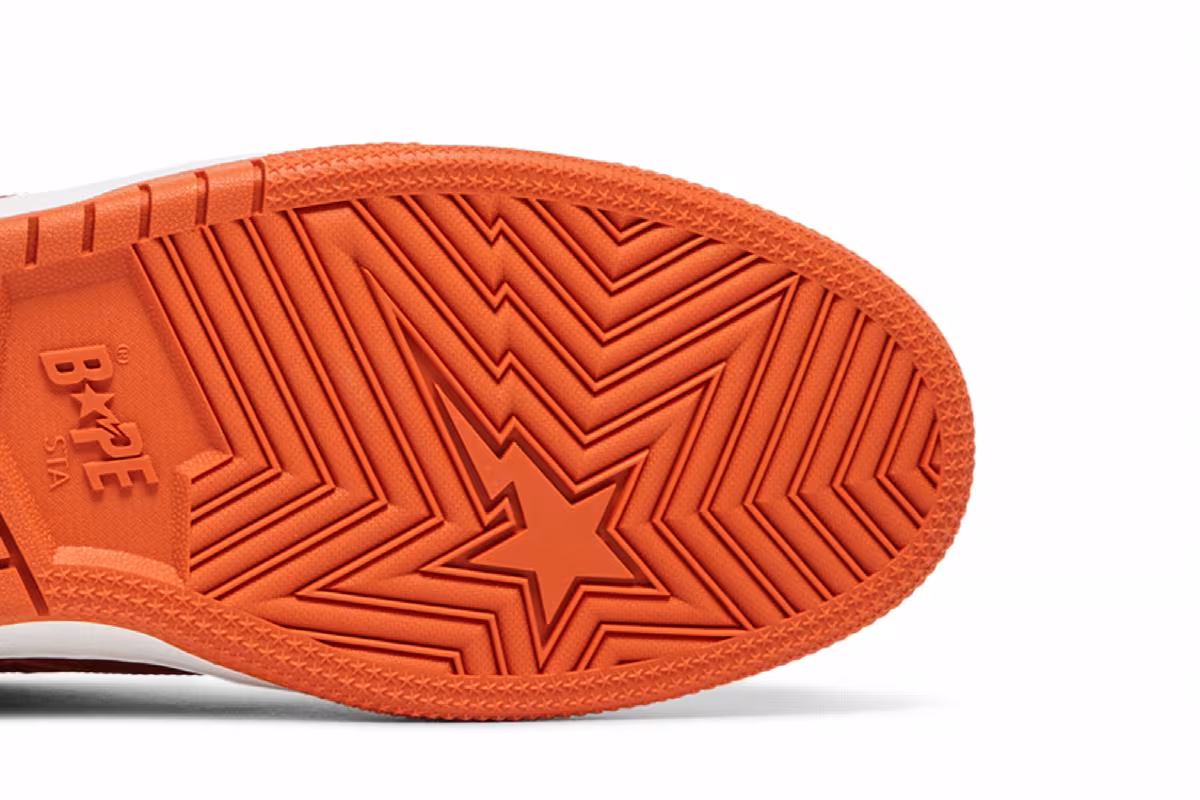 BAPE Sk8 Sta #2 M1 Orange, view 6