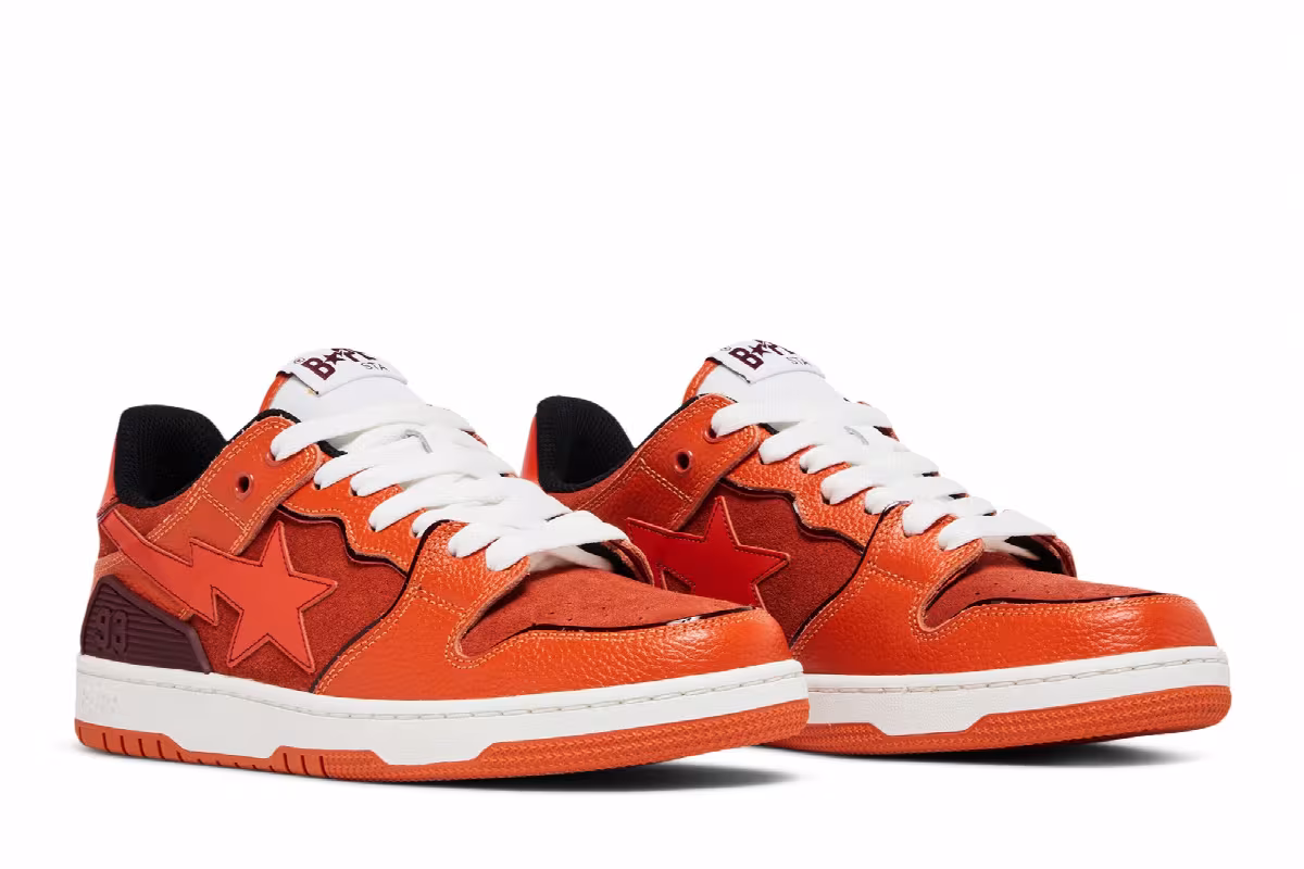 BAPE Sk8 Sta #2 M1 Orange, view 9