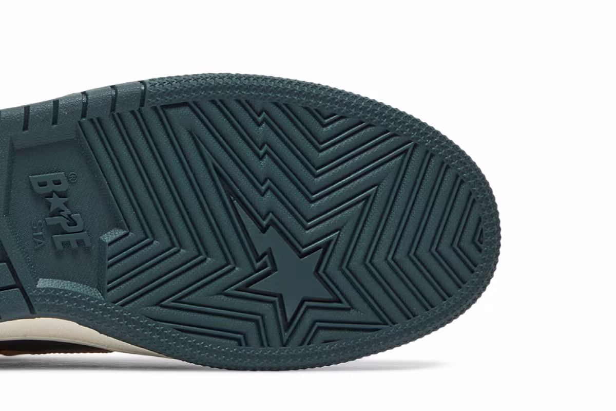BAPE Sk8 Sta Low Green Camo, view 6