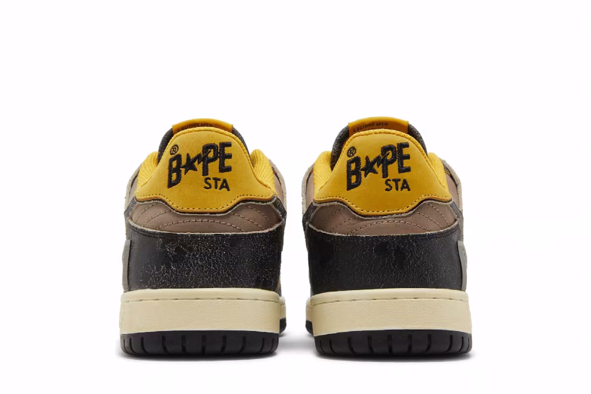 BAPE Sk8 Sta Yellow, view 7