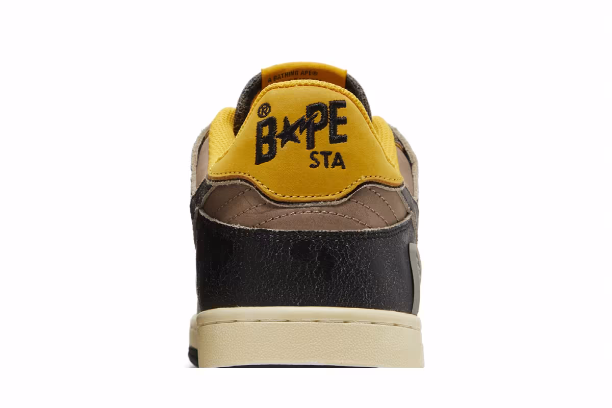 BAPE Sk8 Sta Yellow, view 8