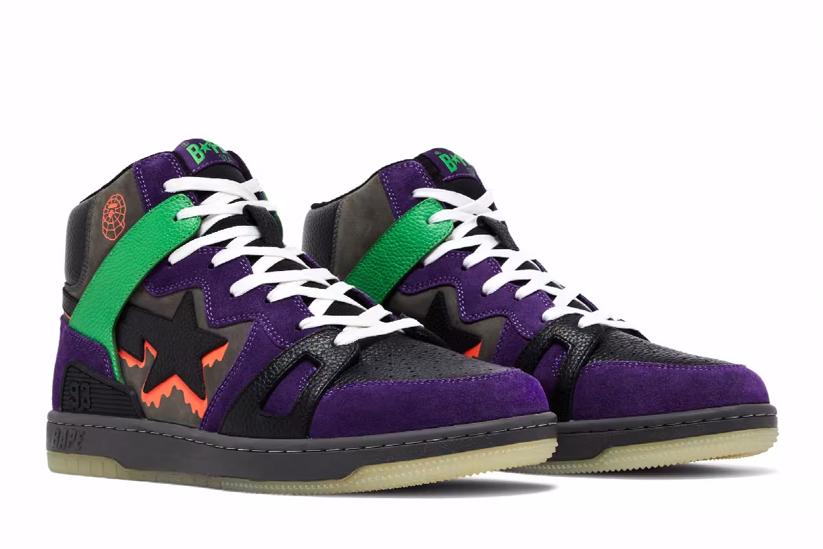 BAPE Sk8 Sta High Halloween, view 9