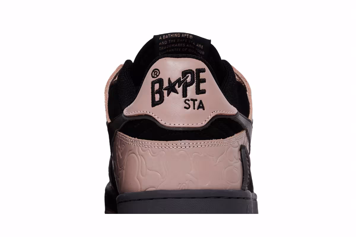 BAPE Sk8 Sta Pink Black, view 8