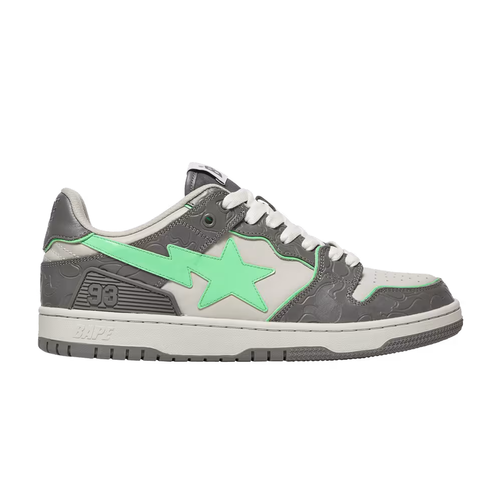 BAPE Sk8 Sta Grey Green