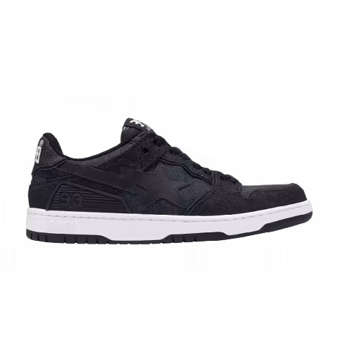 BAPE Sk8 Sta 'Black Denim'