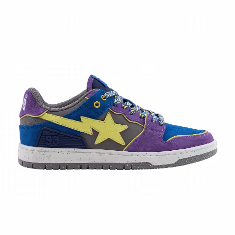 BAPE Sk8 Sta #1 'Purple Blue Yellow'