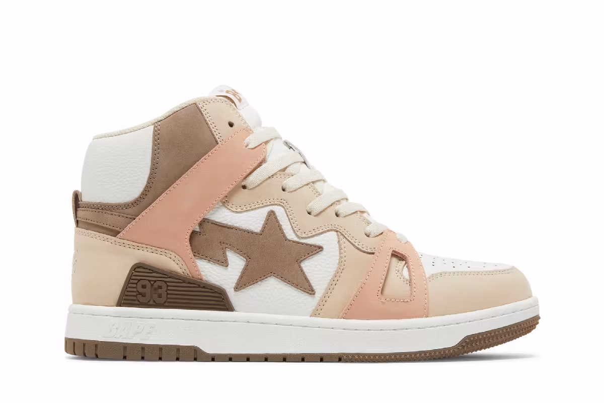 Bape Sta 93 HI Brown, view 2