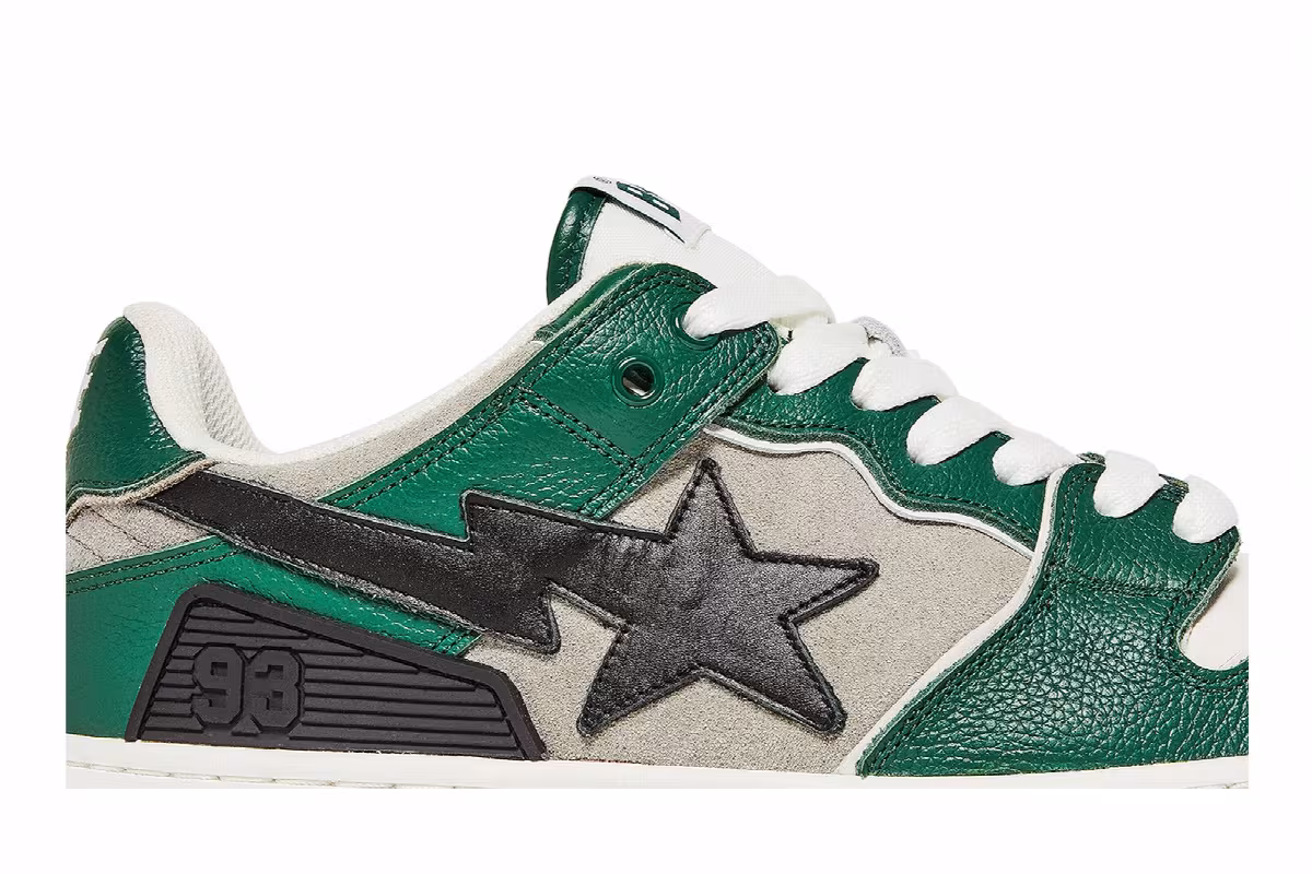BAPE Sk8 Sta #1 Green, view 3