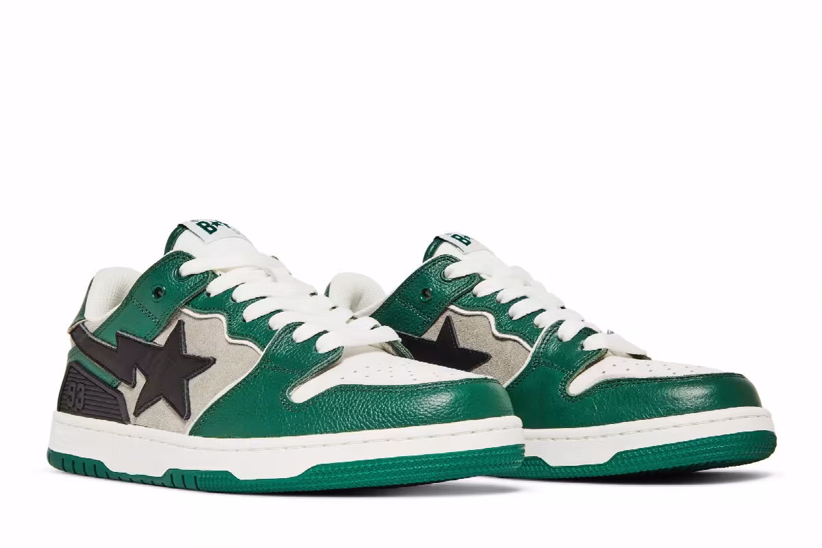 BAPE Sk8 Sta #1 Green, view 9