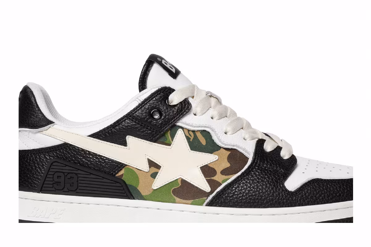 BAPE Sk8 Sta Black Camo, view 3