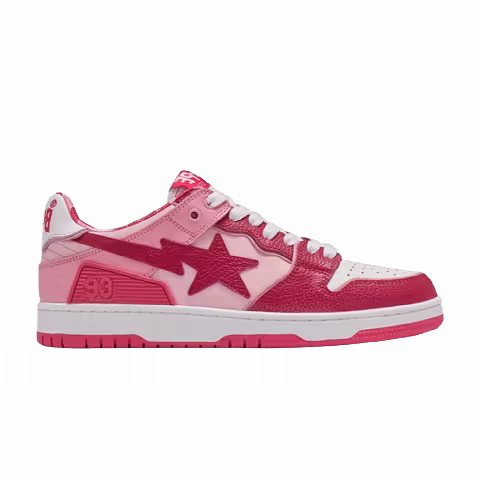 BAPE Wmns Sk8 Sta #2 'ABC Camo - Red'