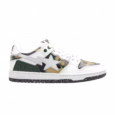 BAPE Sk8 Sta #2 M1 'White Green Camo'
