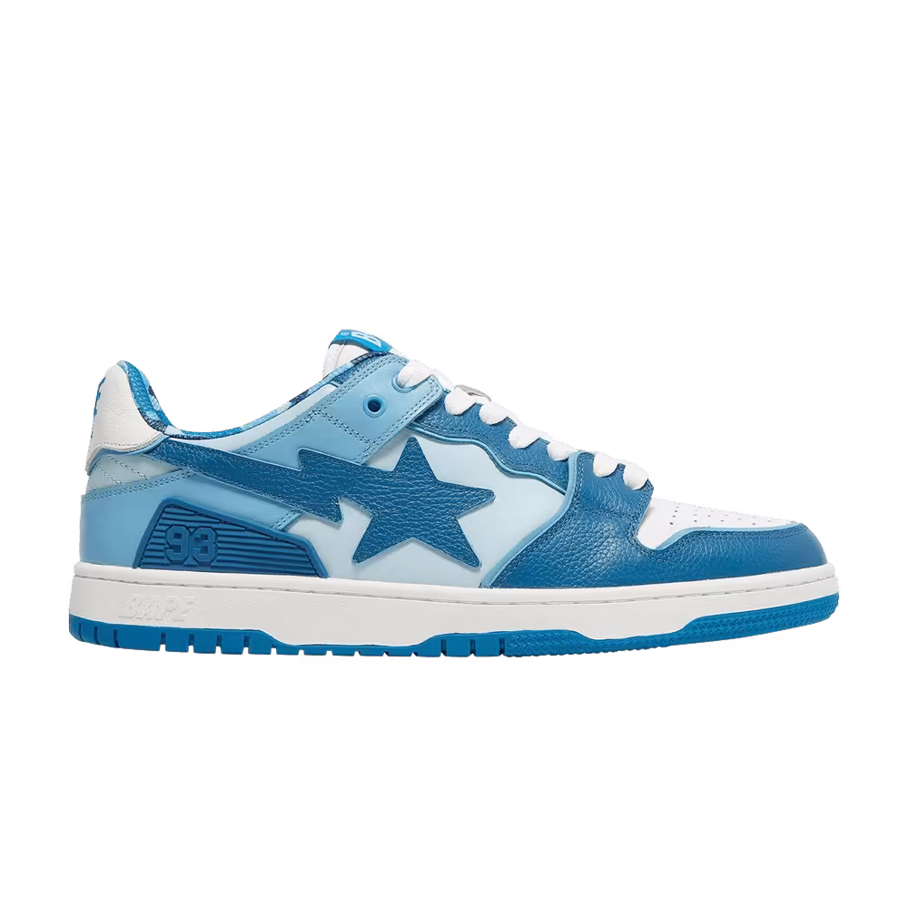 BAPE Women's Sk8 Sta #2 ABC Camo - Blue