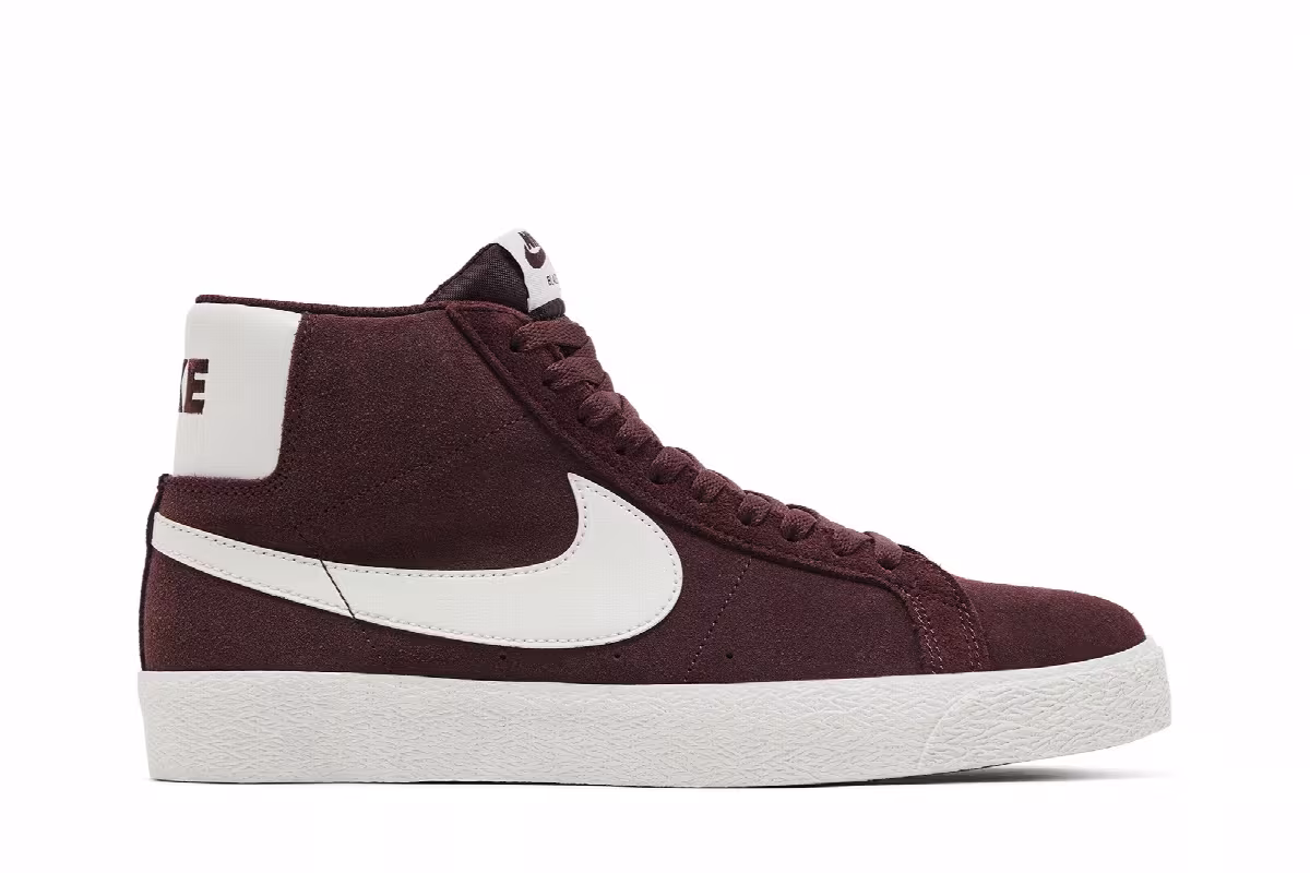 Nike Zoom Blazer Mid SB Burgundy Crush, view 2
