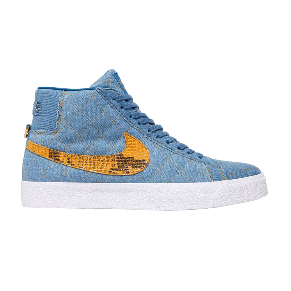 Nike Supreme x Zoom Blazer Mid QS SB Denim