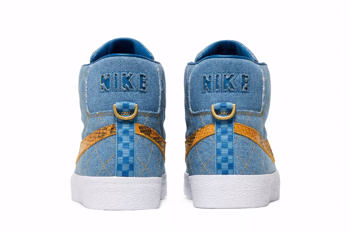 Nike Supreme x Zoom Blazer Mid QS SB Denim, view 7