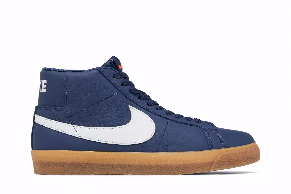 Nike Zoom Blazer Mid SB Navy Gum, view 2