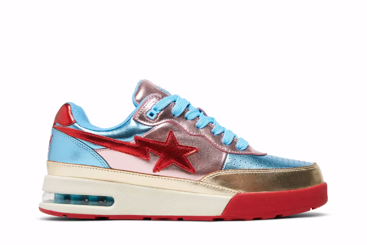 BAPE Roadsta Metallic Pink Blue, view 2