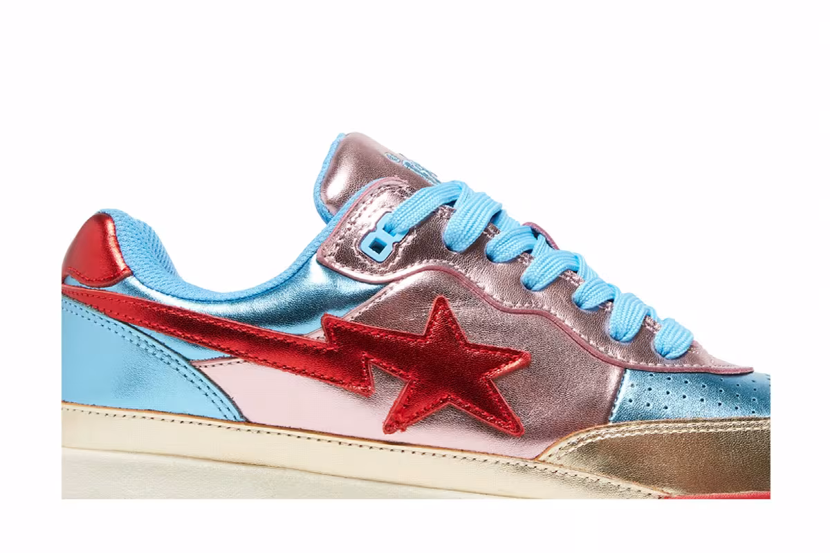 BAPE Roadsta Metallic Pink Blue, view 3