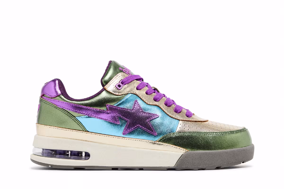 BAPE Roadsta Metallic Green, view 2