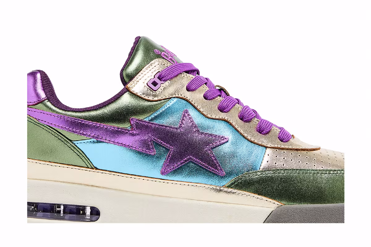 BAPE Roadsta Metallic Green, view 3