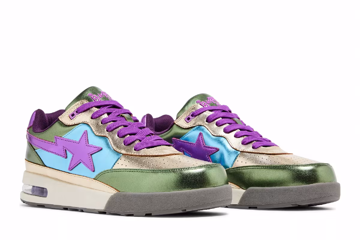 BAPE Roadsta Metallic Green, view 9