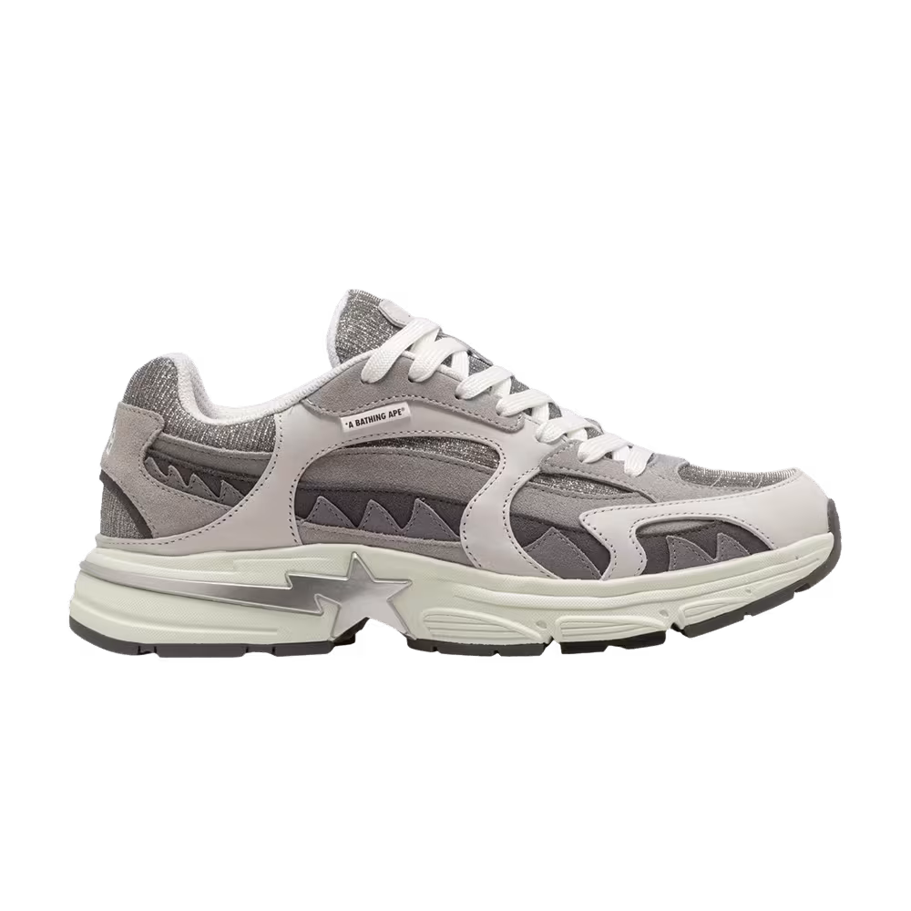 BAPE Women's Shark Sta #1 Silver