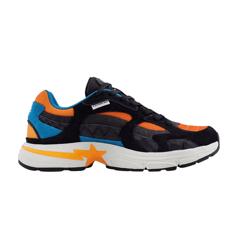 BAPE Shark Sta #2 Black Orange Blue