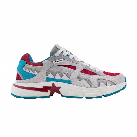 BAPE Shark Sta #2 'Grey Blue Red'