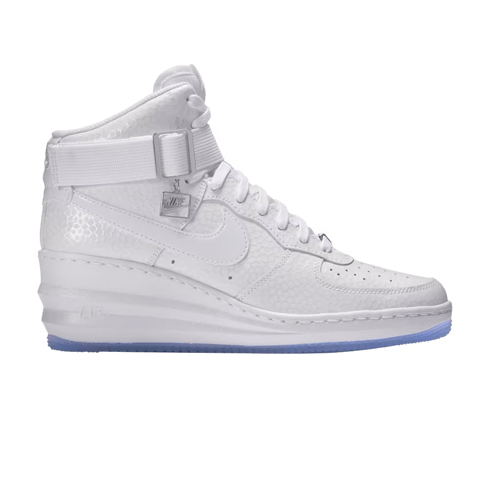 Nike Women's Lunar Force 1 Sky High Premium Triple White