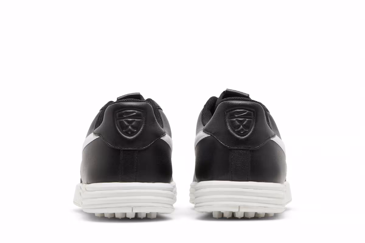 Nike Lunar Force 1 Golf Black White, view 7