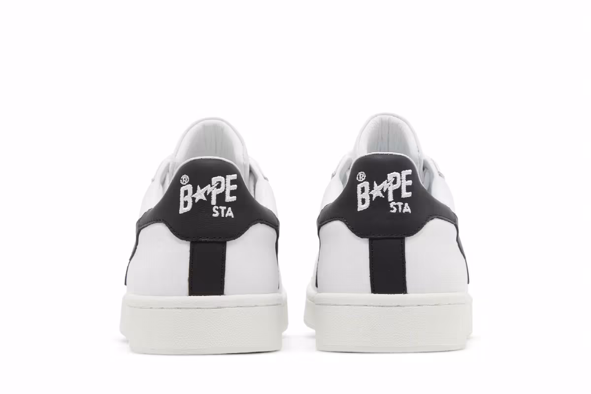 BAPE Skull Sta White Black, view 7