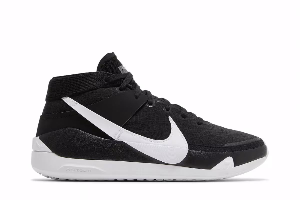 Nike KD 13 TB Black White, view 2