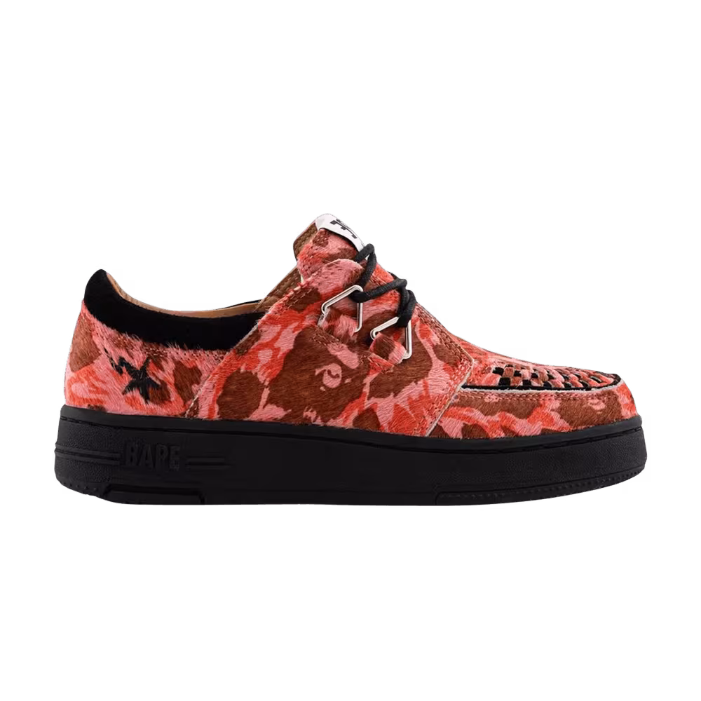 BAPE Women's Creep Sta Pink Leopard Camo
