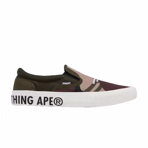 BAPE AAPE Slip-On 'Green Camo'