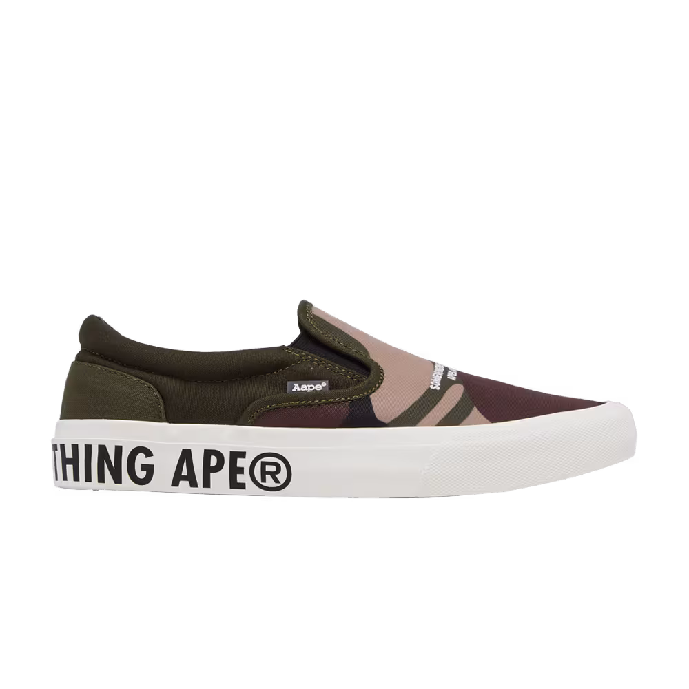 BAPE AAPE Slip-On Green Camo