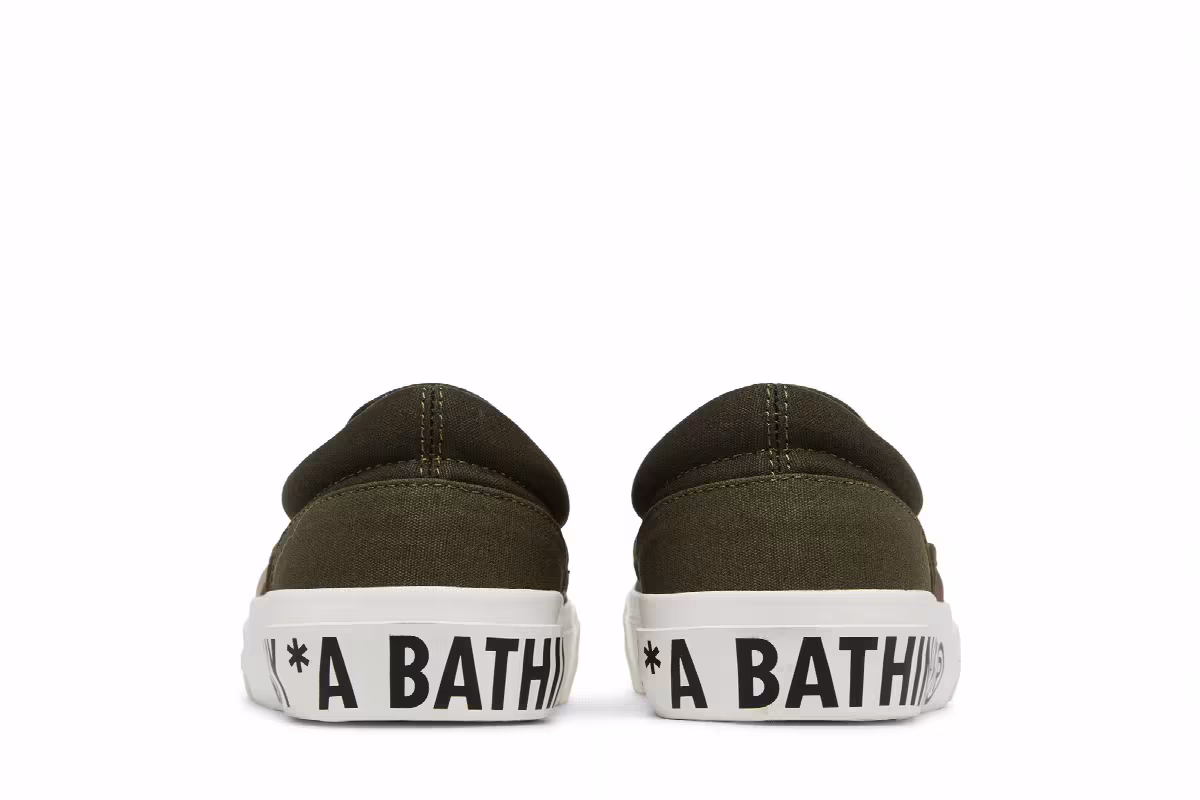 BAPE AAPE Slip-On Green Camo, view 7