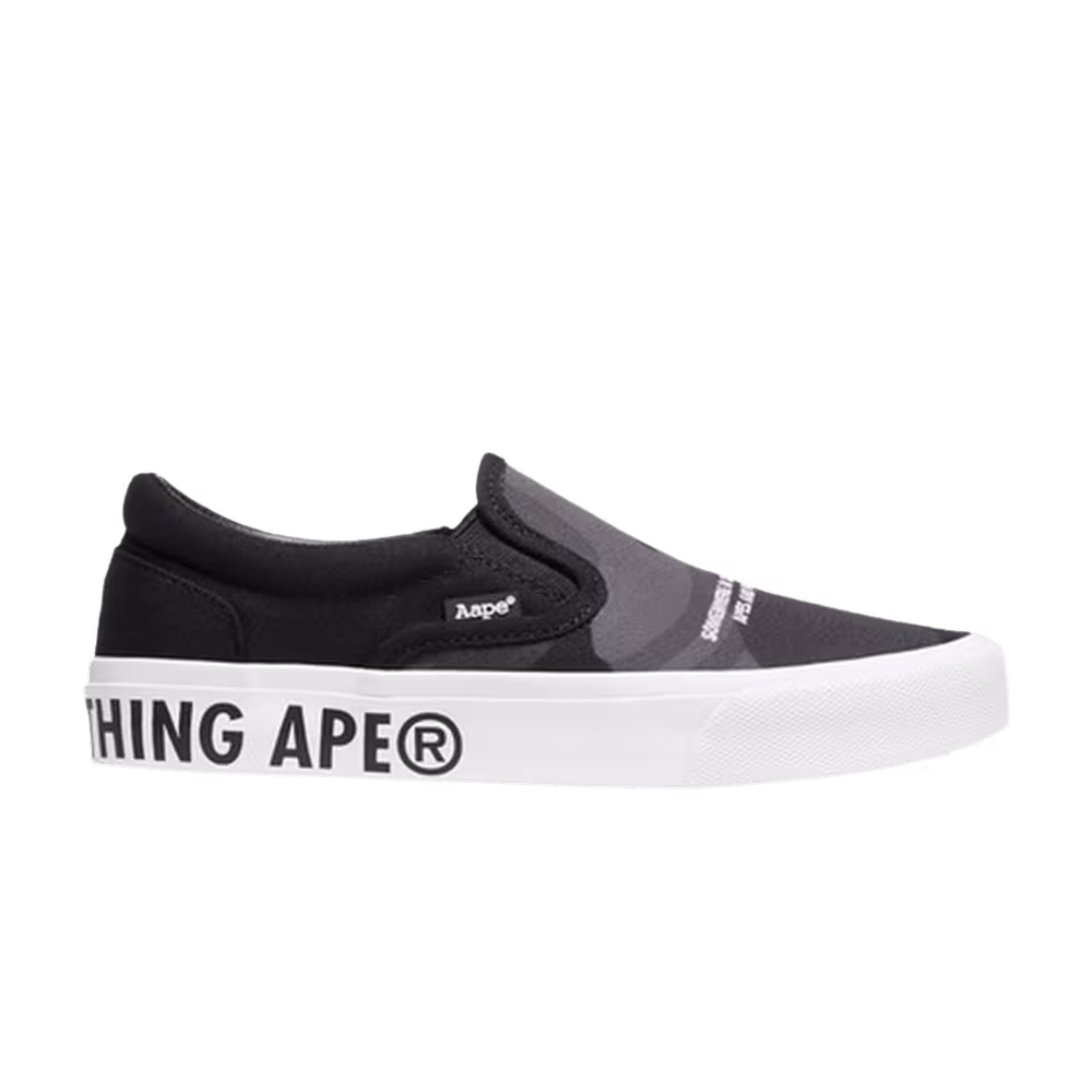 BAPE AAPE Slip-On Black Camo