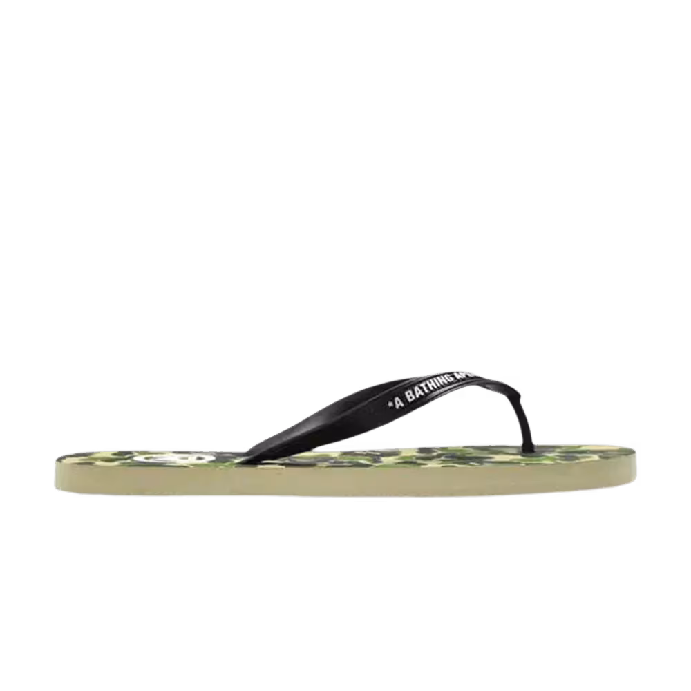 BAPE ABC Camo Beach Sandal Green