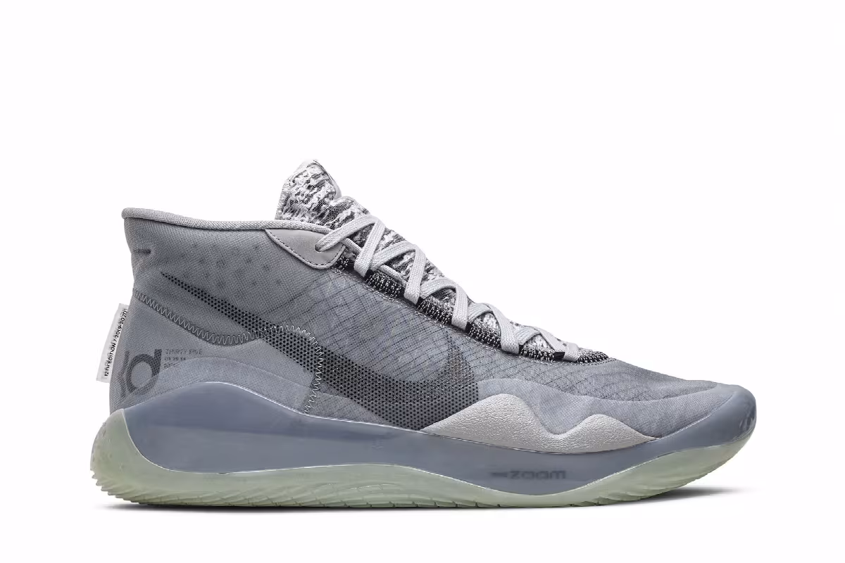 Nike KD 12 TB Wolf Grey, view 2