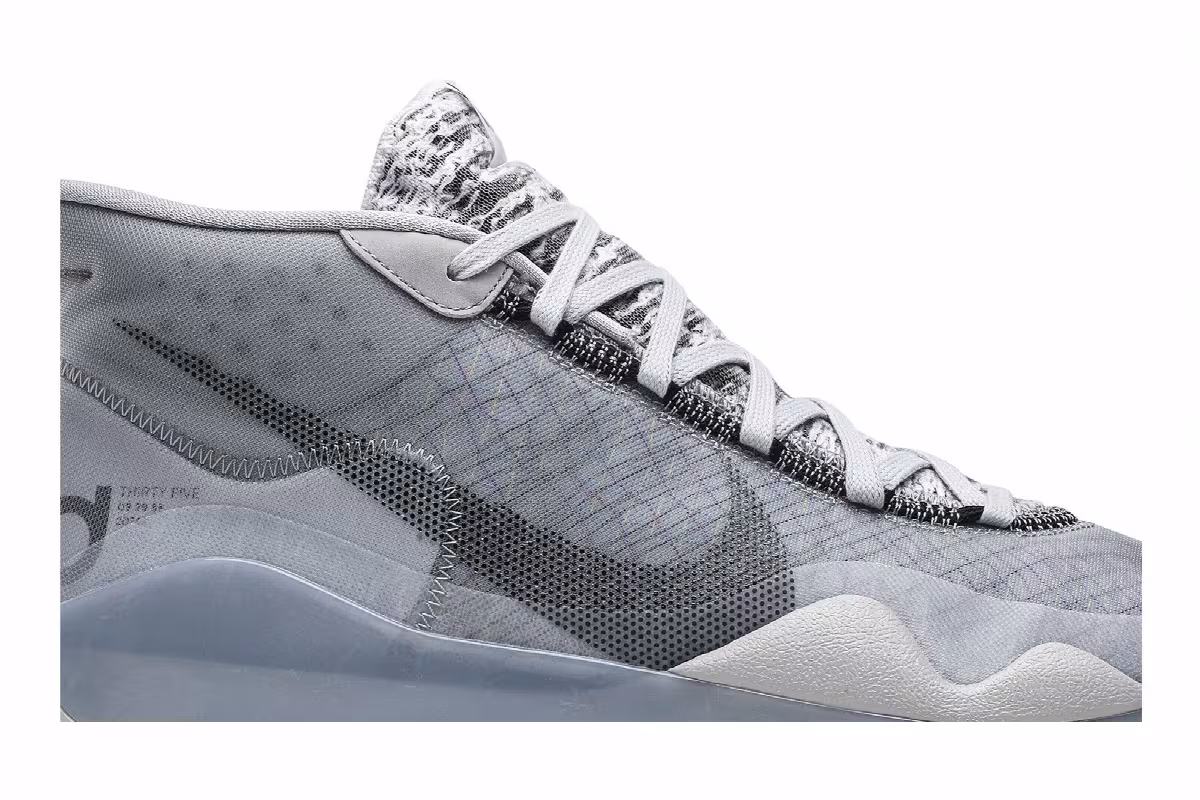 Nike KD 12 TB Wolf Grey, view 3