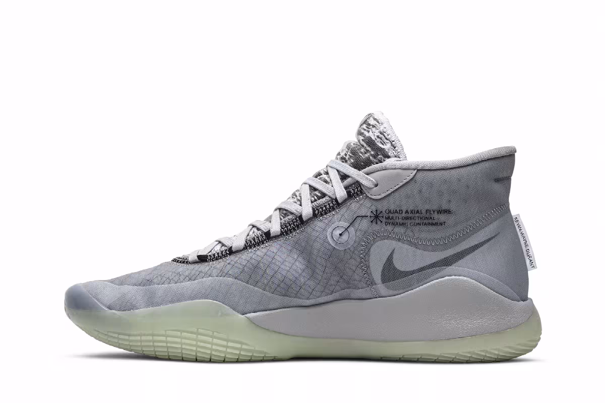 Nike KD 12 TB Wolf Grey, view 4