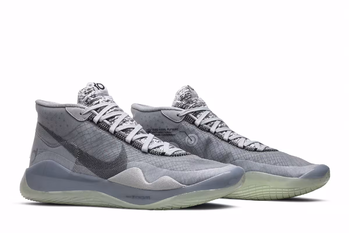 Nike KD 12 TB Wolf Grey, view 9