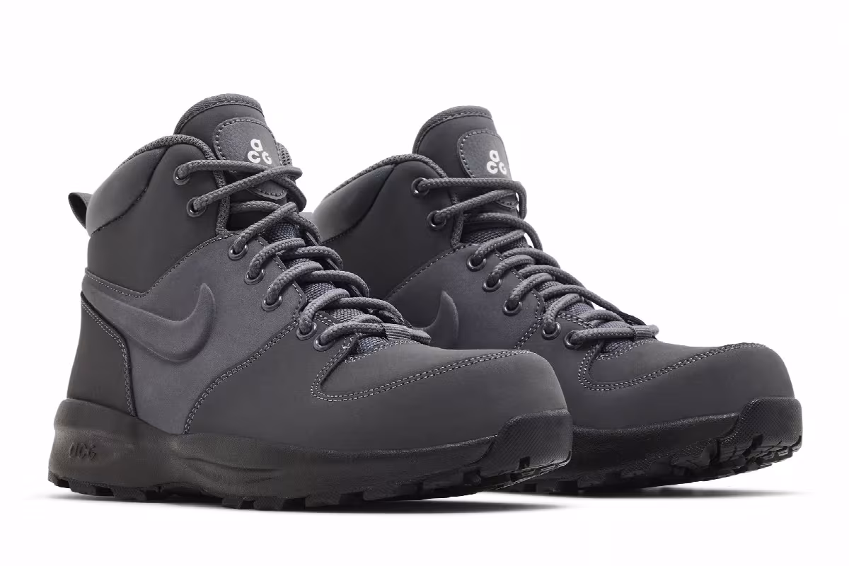 Nike Manoa Leather GS Dark Grey, view 9