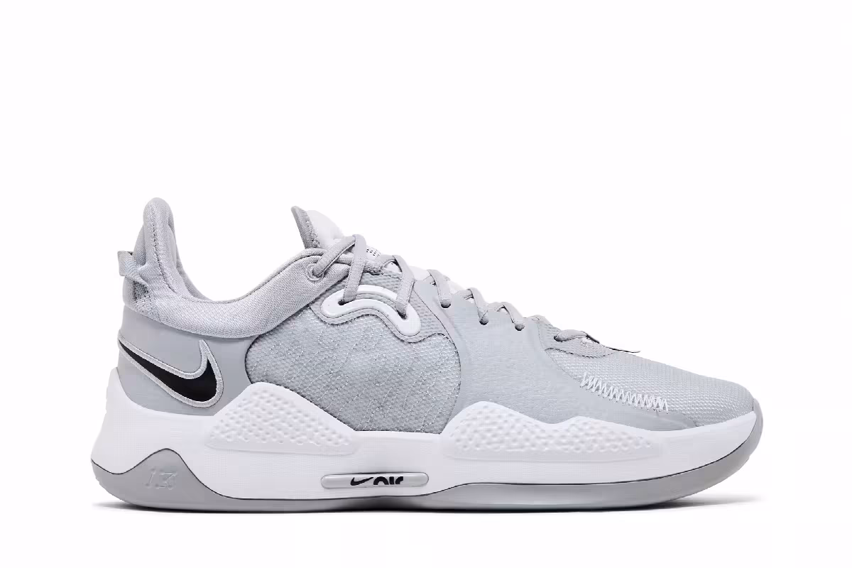 Nike PG 5 TB Wolf Grey Black, view 2