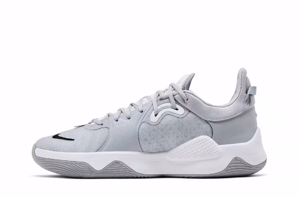 Nike PG 5 TB Wolf Grey Black, view 4