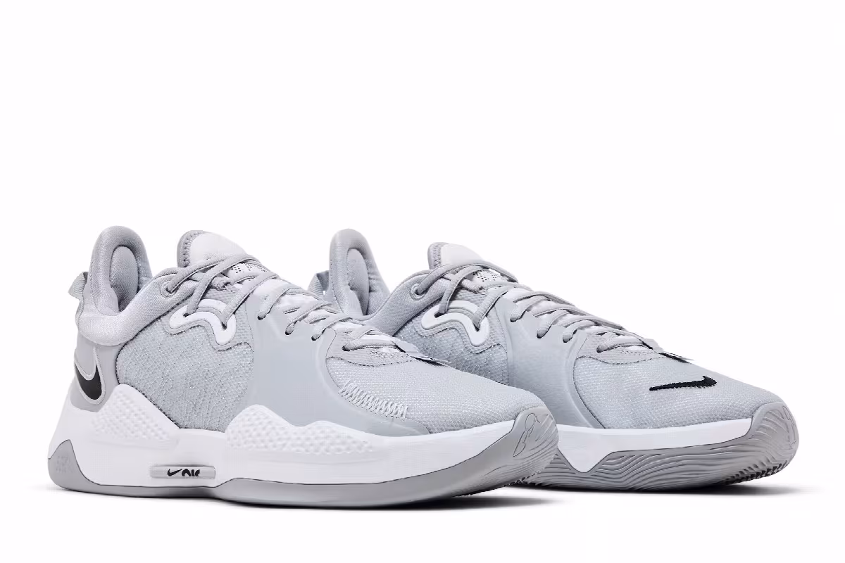 Nike PG 5 TB Wolf Grey Black, view 9