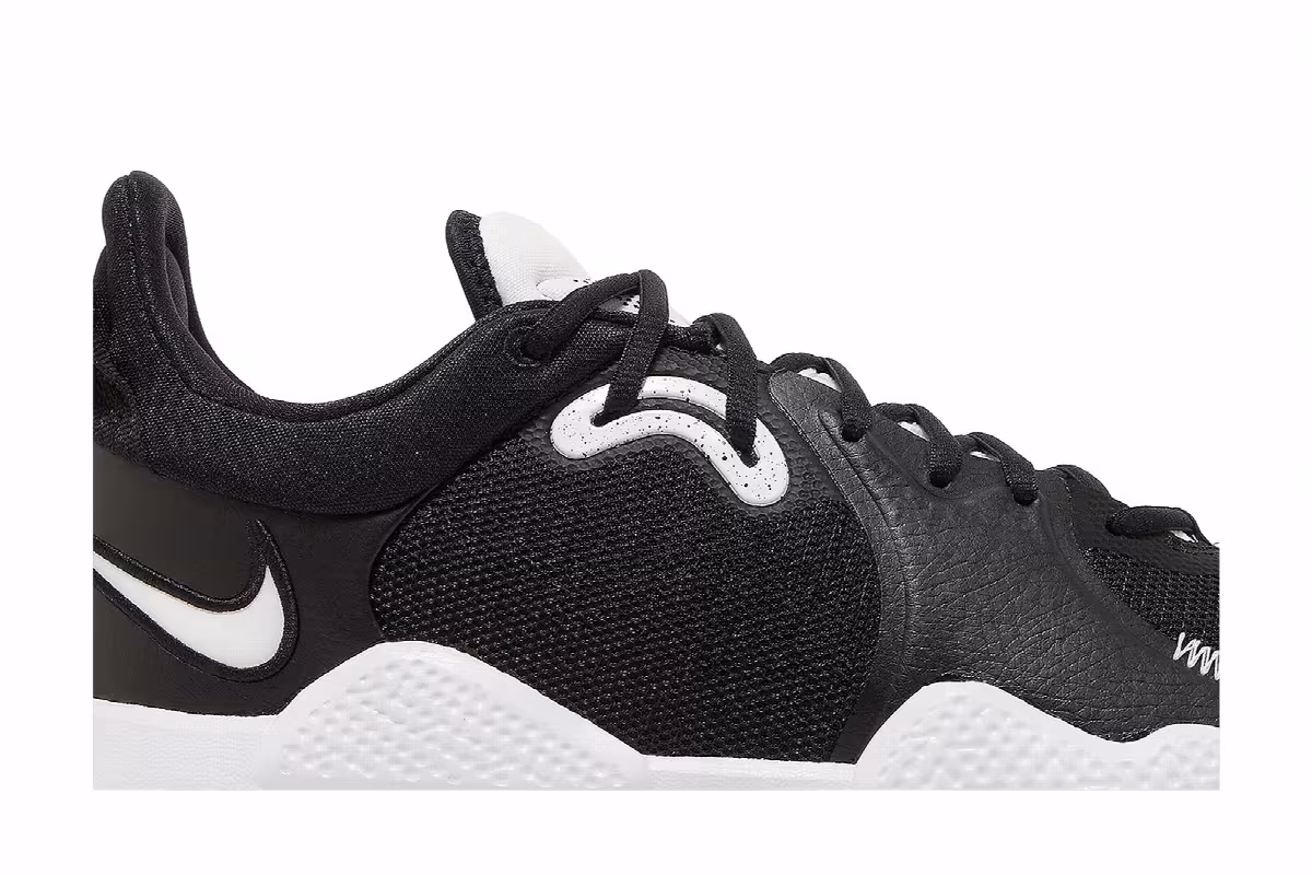 Nike PG 5 TB Black White, view 3