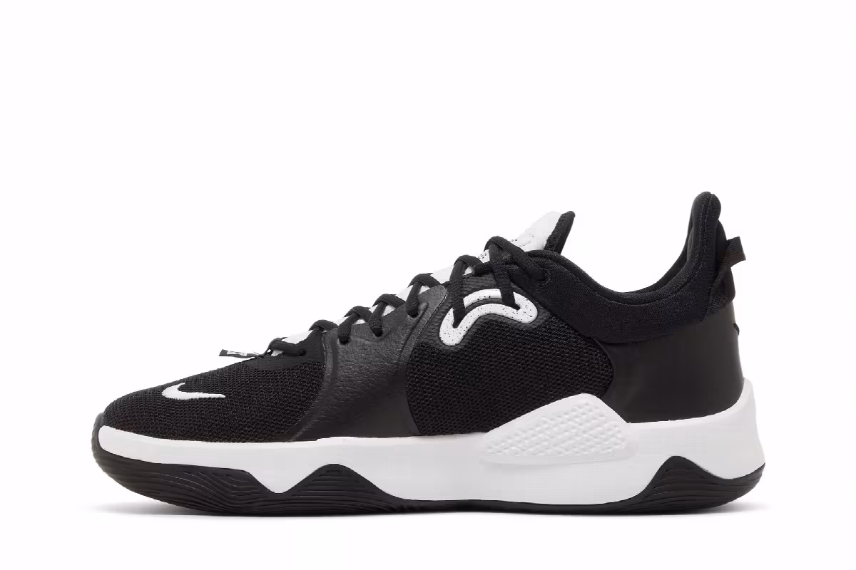 Nike PG 5 TB Black White, view 4
