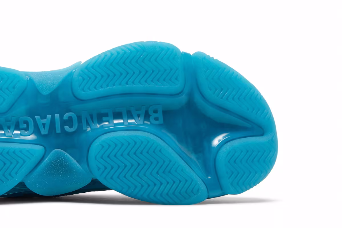 Balenciaga Triple S Sneaker Clear Sole - Blue, view 6